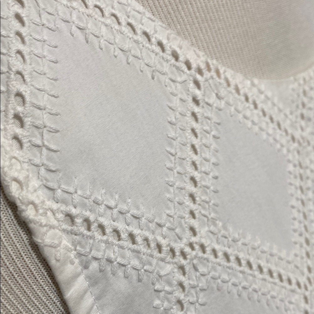 Tommy Bahama White Textured Mini Dress - Picture 9 of 9